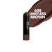Make up for ever artist color crayon with a swatch and name of the shade - 608 Limitless Brown