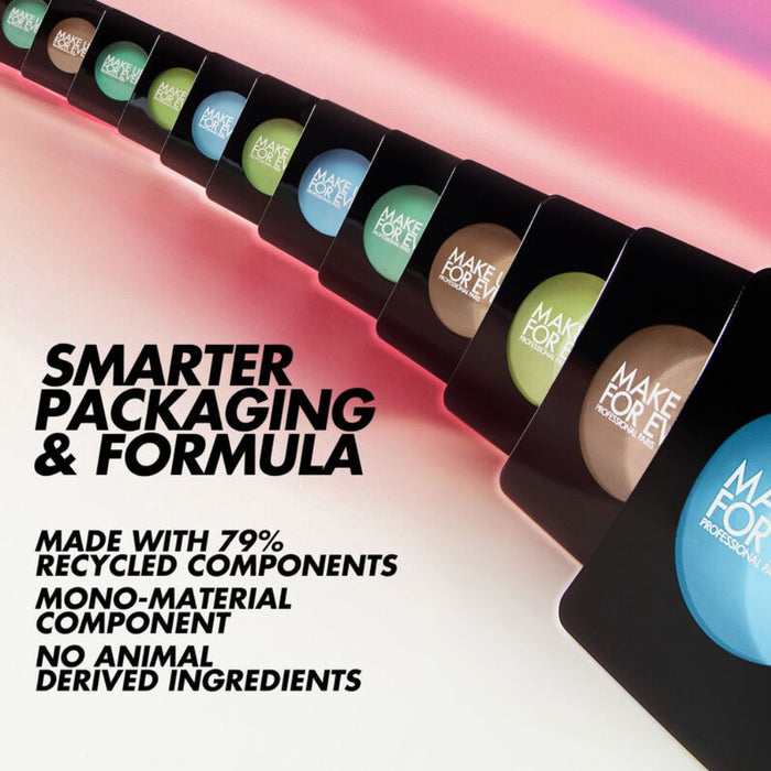 Make Up For Ever Artist Eyeshadow marketing with benefits of products
