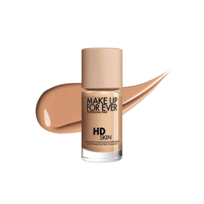 MUFE HD Skin Undetectable Longwear Foundation 2N22 Nude with Swatch behind