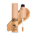 HD Skin Full Cover Multi-Use Waterproof Concealer with swatch behind product against a white background