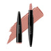 MUFE Rouge Artist Lipstick 150 Inspiring Petal with Swatch behind product and cap