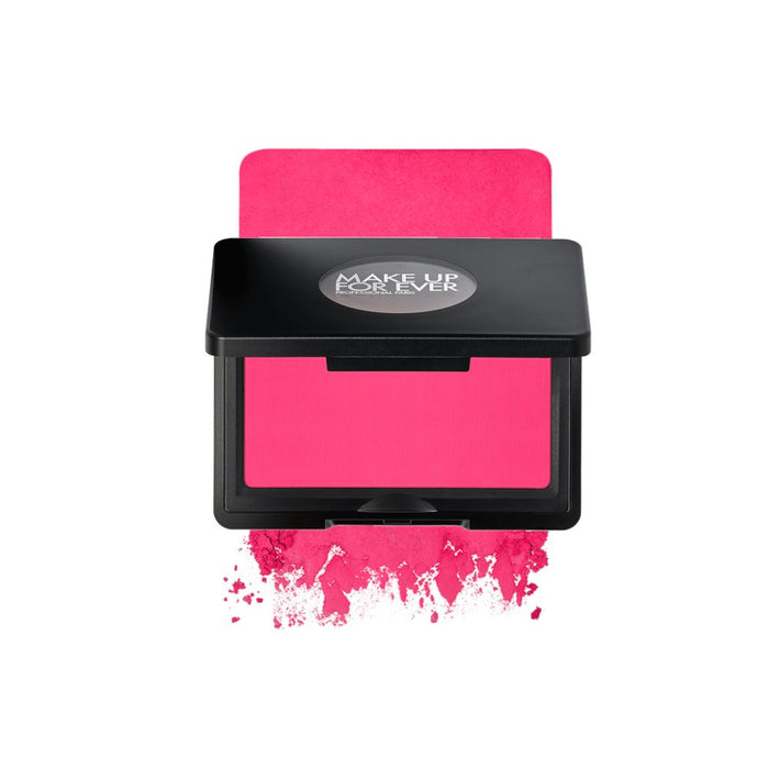 Make Up For Ever Artist Blush Powder B250 Daring Candy with swatch behind product