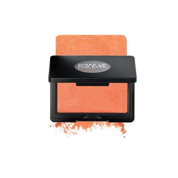 Make Up For Ever Artist Blush Powder B340 Spirited Sienna with swatch behind product