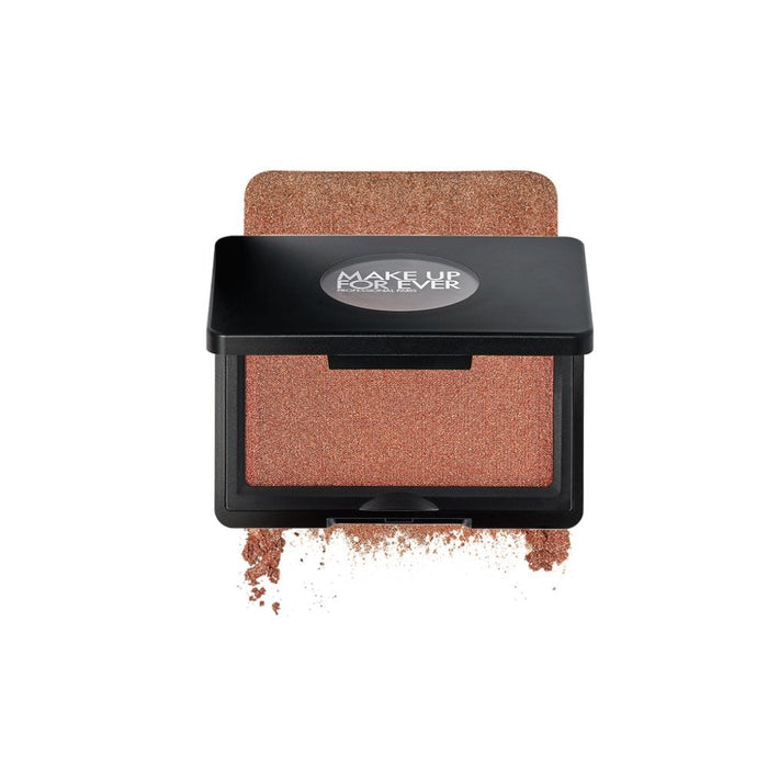 Make Up For Ever Artist Highlighter Powder H170 Limitless Cocoa with Swatch behind it