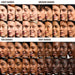 Make Up For Ever Balancing and Perfecting Liquid Foundations applied on models faces. Divided by shade ranges