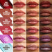 Make Up For Ever Artist Colorglow Lip Balm shade swatches on light, medium and dark skin lips