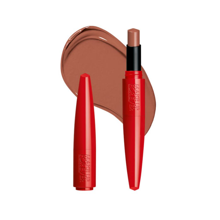 Make Up For Ever Rouge Artist For Ever Lipstick 174 Fearless Sienna - Satin with swatch