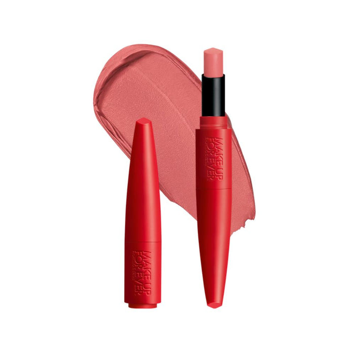 Make Up For Ever Rouge Artist For Ever Lipstick 208 Dynamic Tulip - Matte with swatch