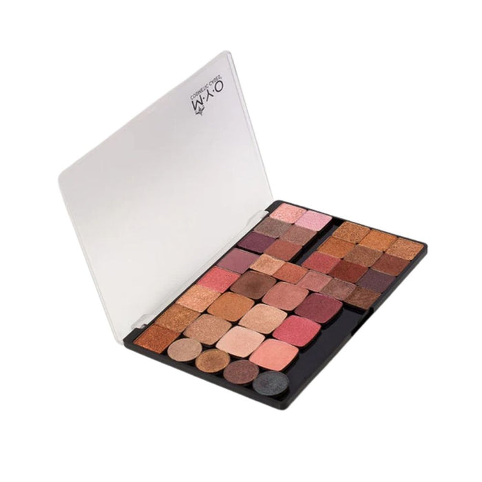 MYO Companion Palette Slim filled with various eyeshadow singles