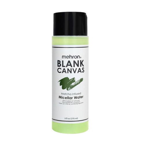 Mehron Blank Canvas Matcha Infused Micellar Water 9oz bottle