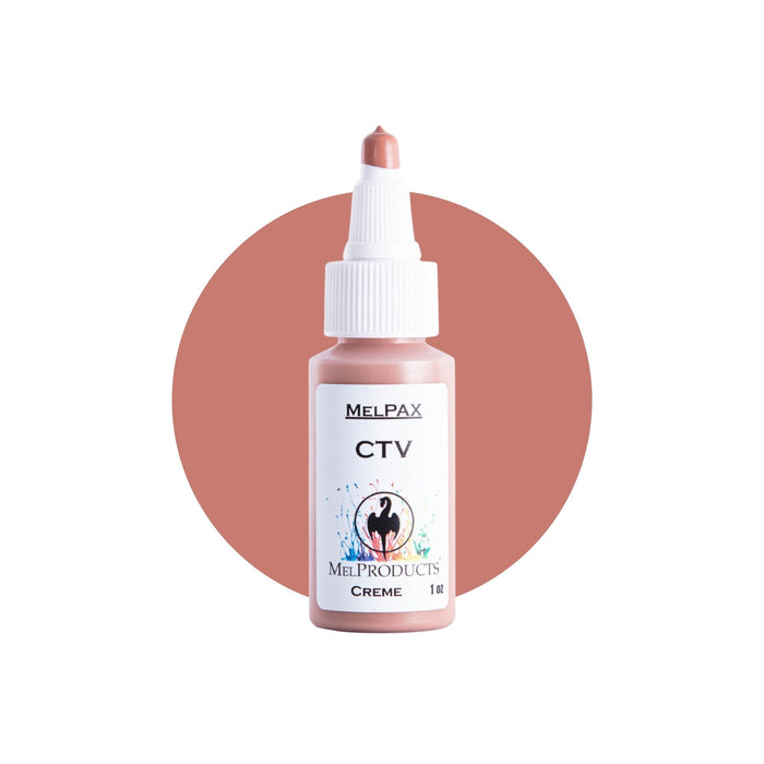 Mel Products Creme MelPax 1oz CTV with swatch