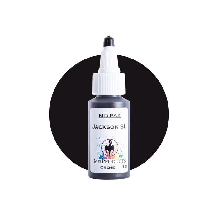 Mel Products Creme MelPax 1oz Jackson SL with swatch 