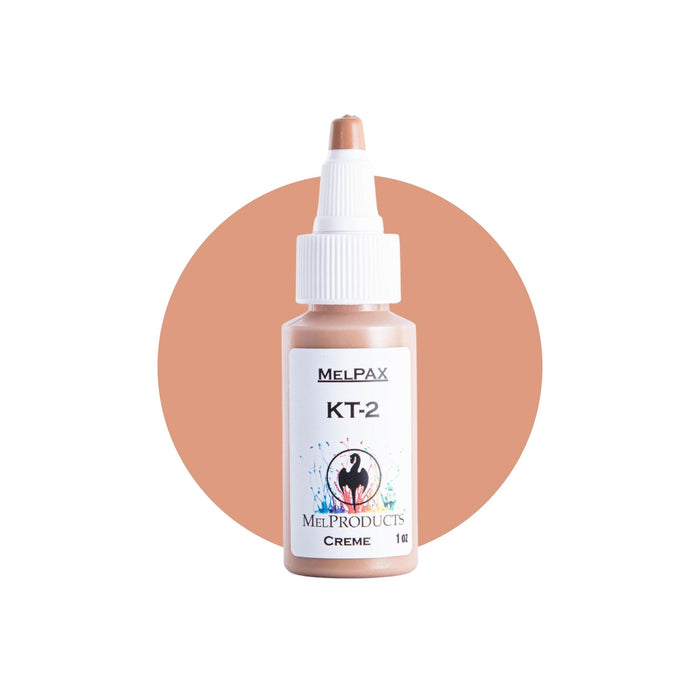 Mel Products Creme MelPax 1oz KT-2 with swatch