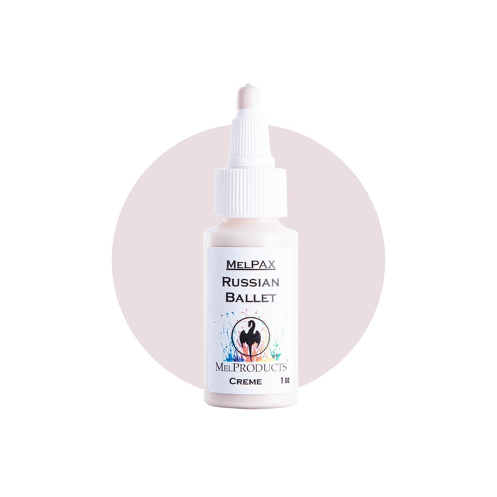 Mel Products Creme MelPax 1oz Russian Ballet with swatch
