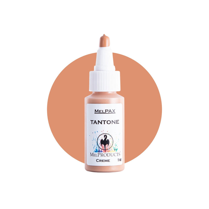 Mel Products Creme MelPax 1oz Tantone with swatch
