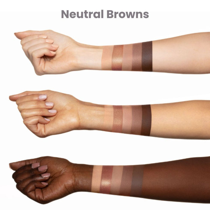 Melt Cosmetics Neutral Brown Petite Stack arm swatch