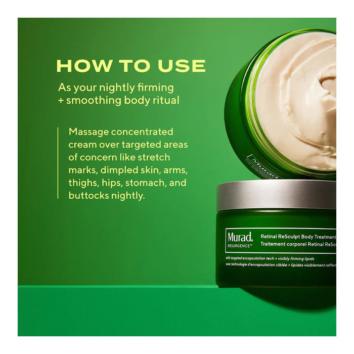 Murad Resurgence Retinal ReSculpt Body Treatment how to use