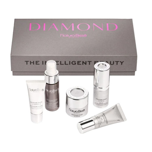 Natura Bisse Diamond Discovery Set box with products in front