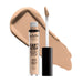 Nyx Can't Stop Won't Stop Contour Concealer 06 Vanilla with swatch behind product
