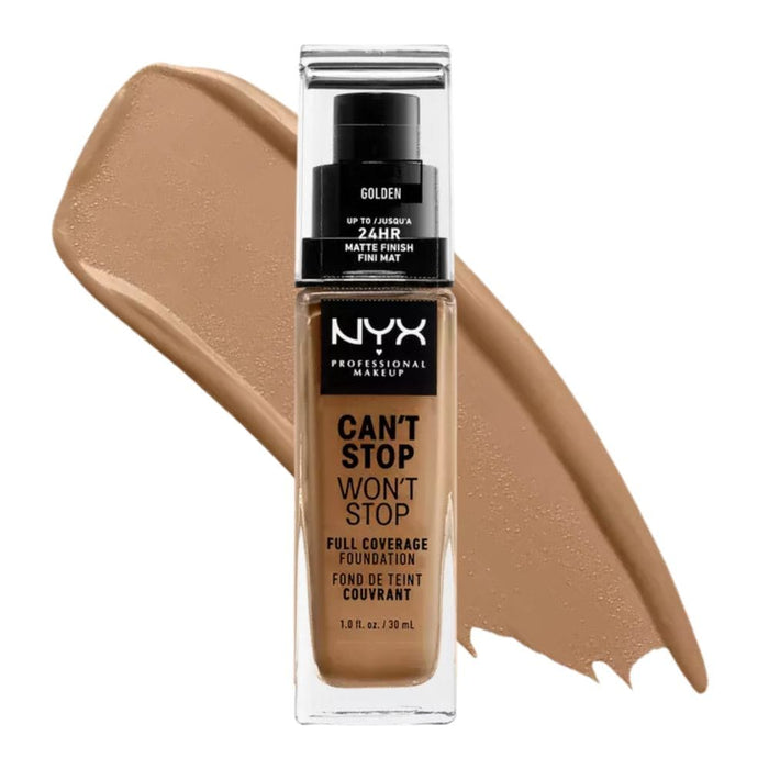 Nyx Can't Stop Won't Stop Full Coverage Foundation - Golden Honey