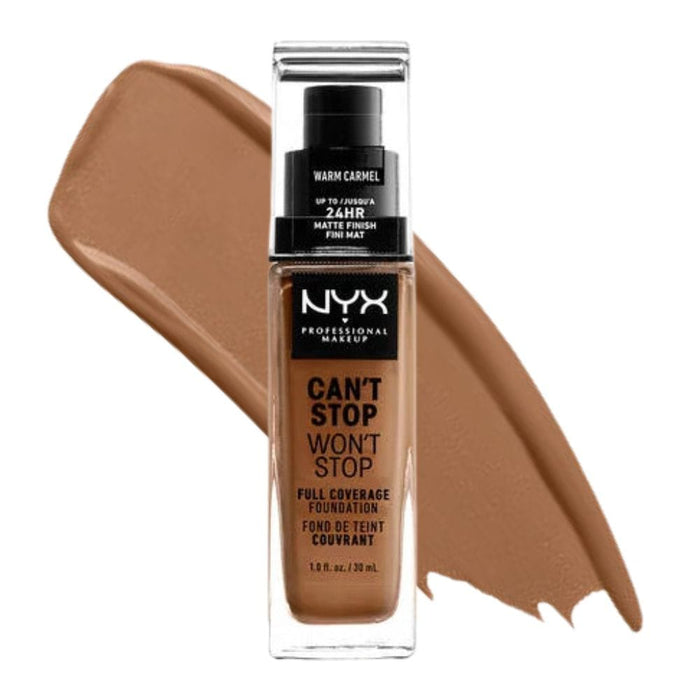 Nyx Can't Stop Won't Stop Full Coverage Foundation - Honey