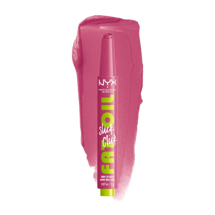 NYX Fat Oil Slick Click Lip Oil DM Me with swatch