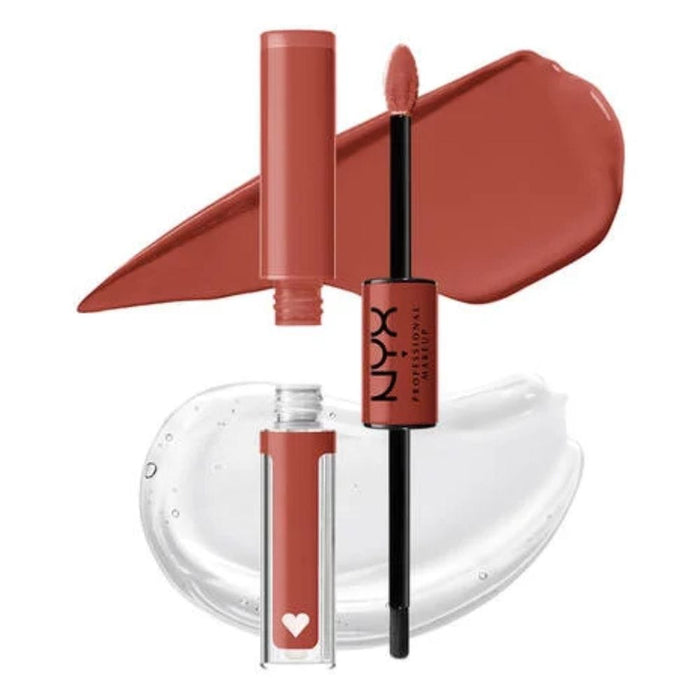 NYX Shine Loud High Shine Lip Color Gloss Life Goals with swatch