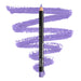NYX Slim Eye Pencil Lavender Shimmer with swatch behind