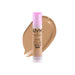 NYX Bare With Me Concealer Serum Medium with swatch behind product