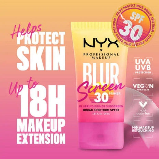 NYX BlurScreen Primer SPF 30 key selling points