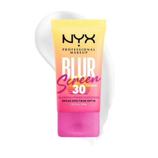 NYX BlurScreen Primer SPF 30 with swatch