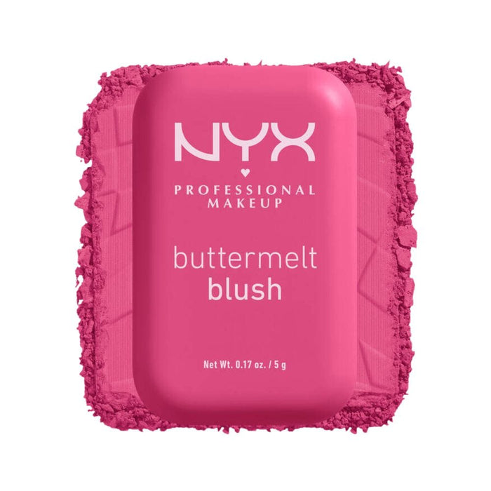 NYX Buttermelt Blush butta with time with swatch