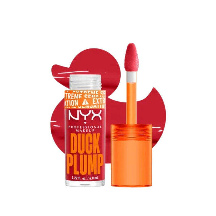 NYX Duck Plump High Pigment Lip Gloss cherry spice with swatch