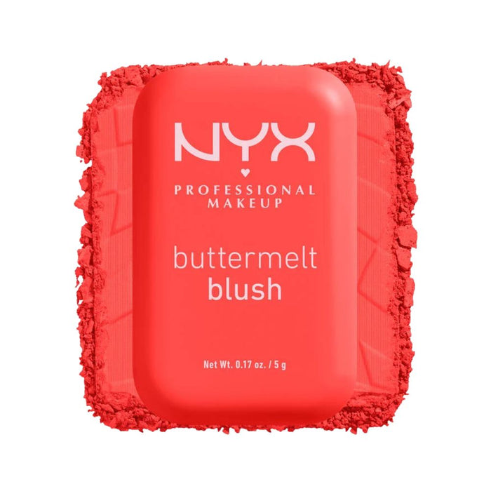 NYX Buttermelt Blush had butta with swatch