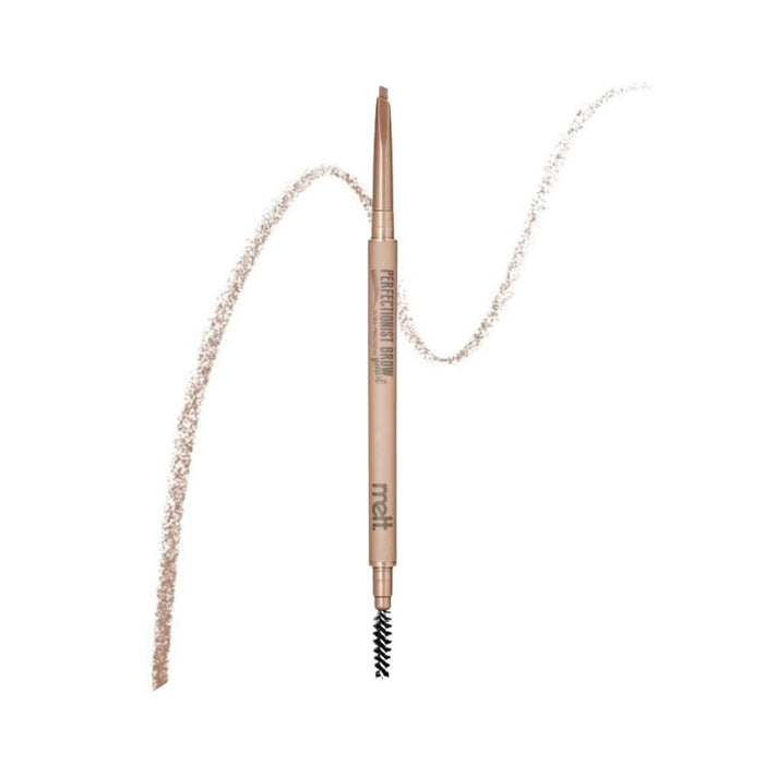 Melt Cosmetics Perfectionist Brow pencil neutral blonde with swatch