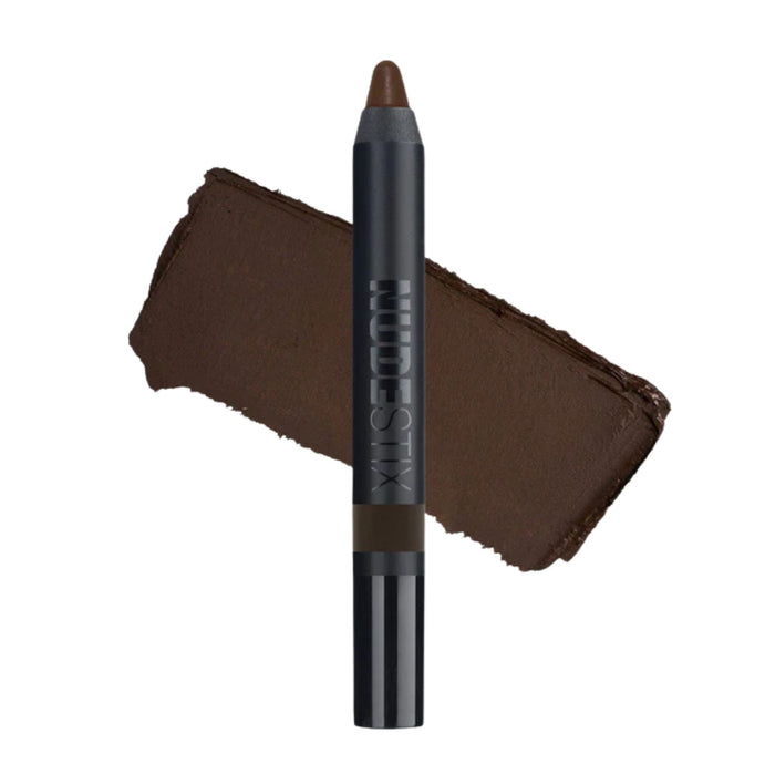 Nudestix Magnetic Matte Eye Color Pencil - Cocoa with swatch