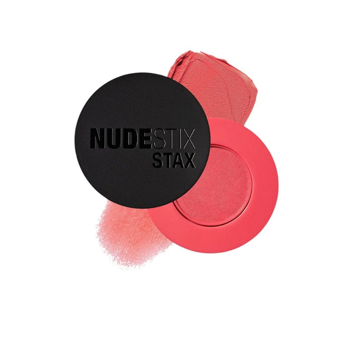 Nudestix STAX All Over Color Blush Balm Melon Sugar with swatch