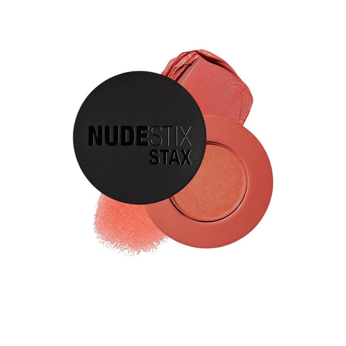 Nudestix STAX All Over Color Blush Balm Picante Nude with swatch