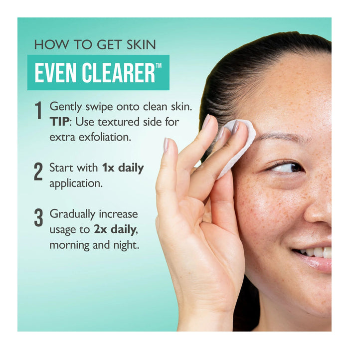 Peter Thomas Roth Even Clearer™ Max Complexion Correction Pads how to use steps.