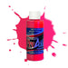 ProAiir Hybrid Waterproof Makeup Fluorescent Blacklight Colors 2oz Flo Hot Pink with split swatch