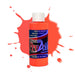 ProAiir Hybrid Waterproof Makeup Fluorescent Blacklight Colors 2oz Flo Orange with split swatch