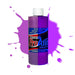 ProAiir Hybrid Waterproof Makeup Fluorescent Blacklight Colors 4oz Flo Violet with split swatch