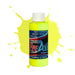 ProAiir Hybrid Waterproof Makeup Fluorescent Blacklight Colors 2oz Flo Yellow with split swatch