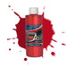 ProAiir Hybrid Waterproof Makeup Atomic UV Color 4oz Radiation Red with split swatch 