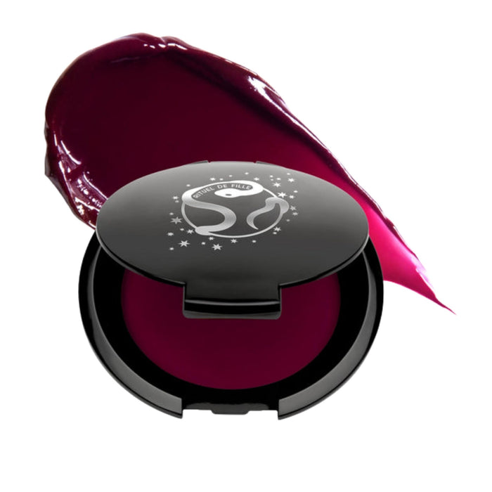 Rituel De Fille Color Nectar Pigment Balm  compact Glasswing with swatch