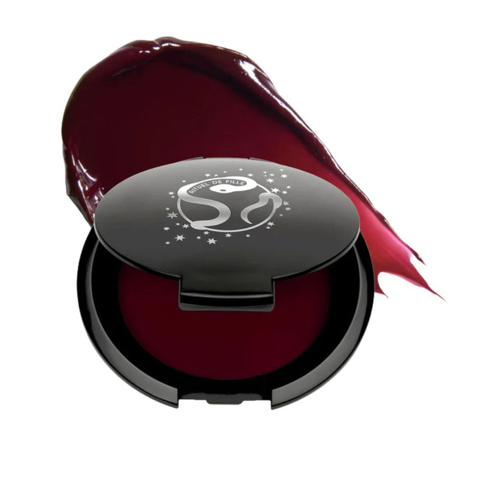 Rituel De Fille Color Nectar Pigment Balm half open compact Weeping Cherry  with swatch