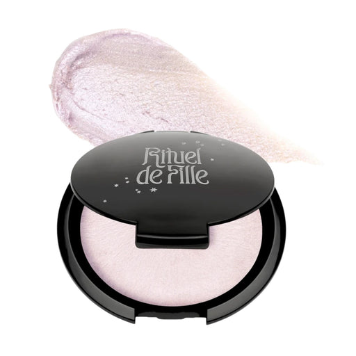 Rituel De Fille Rare Light Luminizer compact Ghost Light with swatch behind
