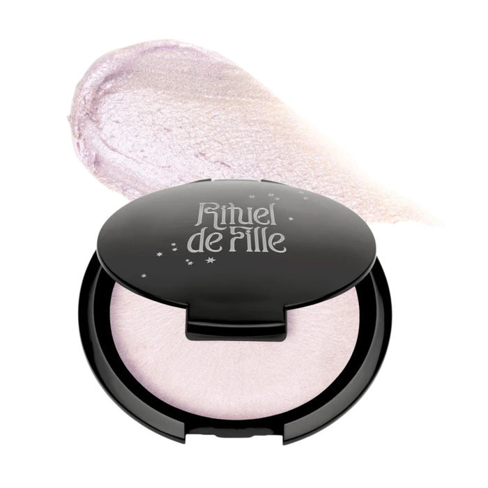 Rituel De Fille Rare Light Luminizer compact Ghost Light with swatch behind