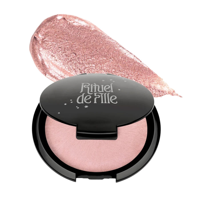Rituel De Fille Rare Light Luminizer compact Phosphene with swatch behind