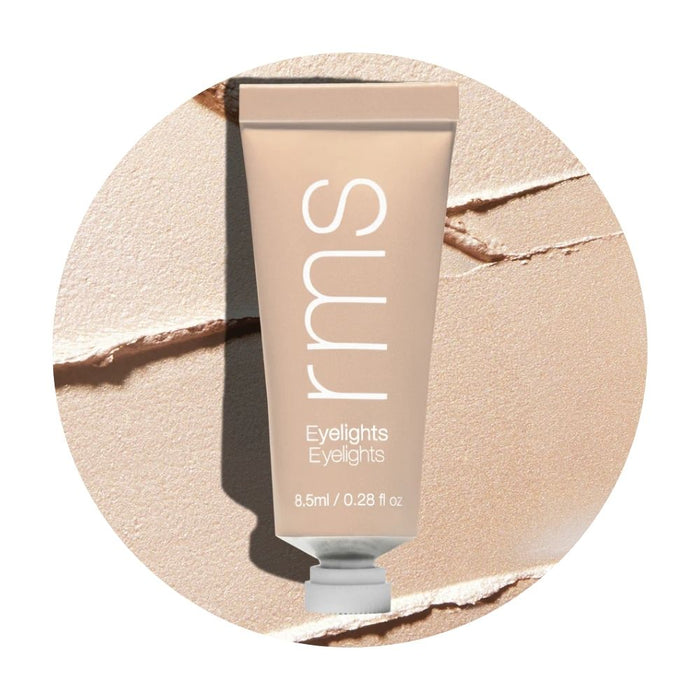 RMS Beauty Eyelights Cream Eyeshadow Moondust with swatch